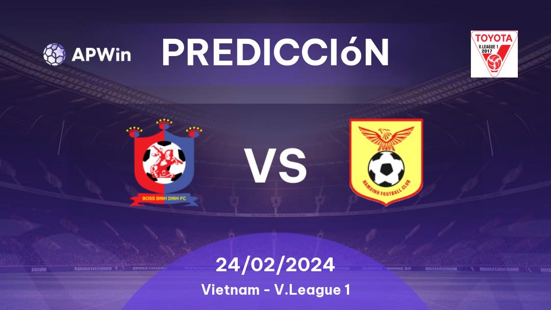 Predicciones Binh Dinh vs Nam Dinh: 26/05/2023 - Vietnam V.League 1