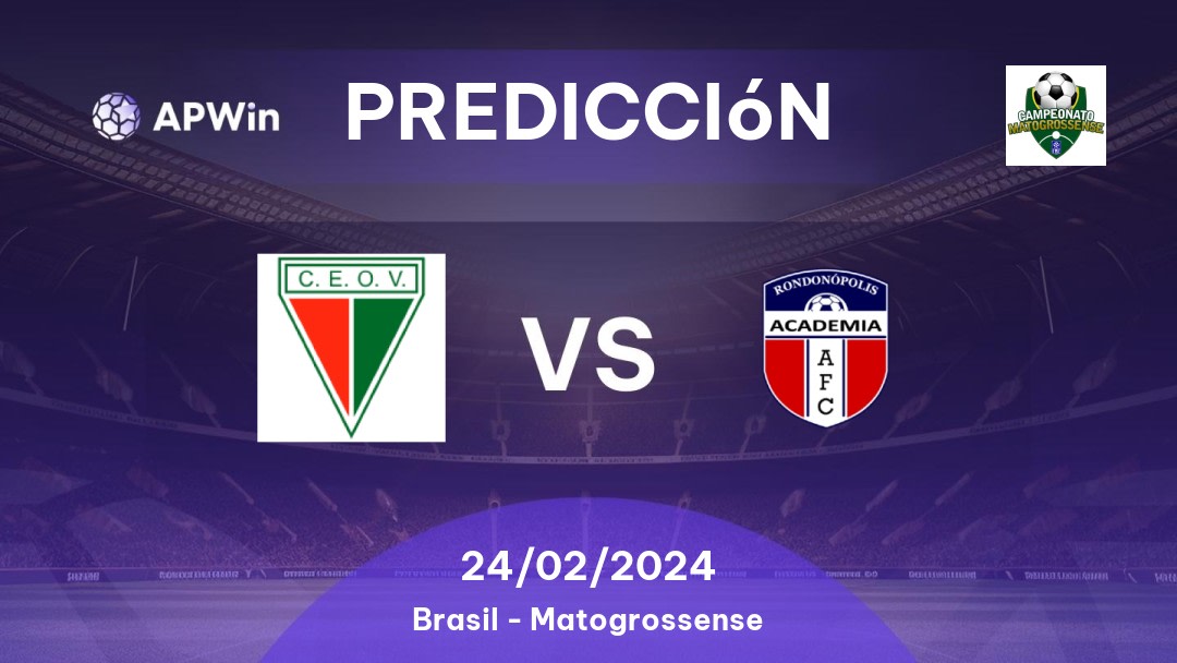 Predicciones CEOV Operário vs Academia: 24/02/2024 - Brasil Matogrossense