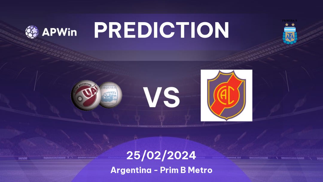 UAI Urquiza vs Colegiales Betting Tips: 11/03/2023 - Matchday 5 - Argentina Prim B Metro