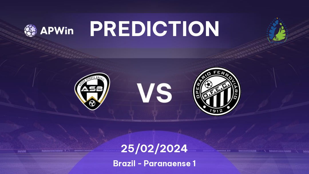 Aruko Sports vs Operário PR Betting Tips: 25/02/2024 - Matchday 11 - Brazil Paranaense 1