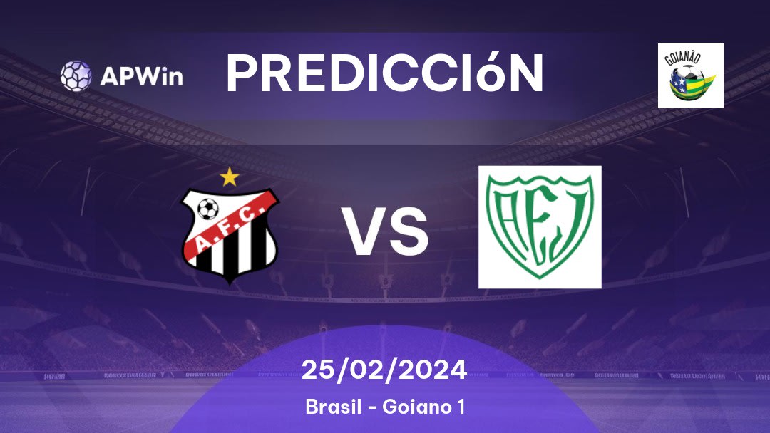 Predicciones Anápolis vs Associação Esportiva Jataiense: 25/02/2024 - Brasil Goiano 1