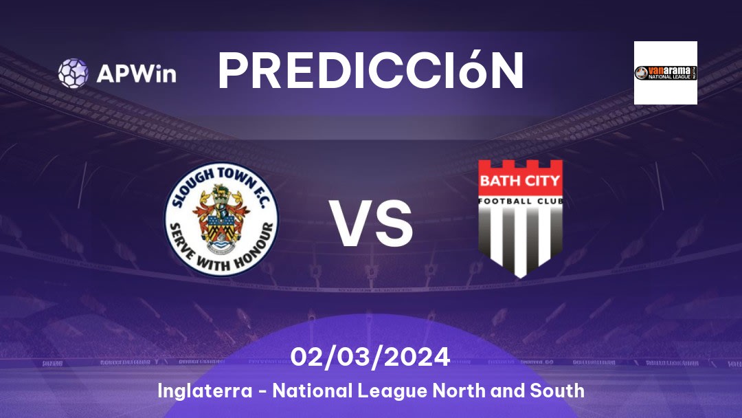 Predicciones Slough Town vs Bath City: 02/03/2024 - Inglaterra National League North and South