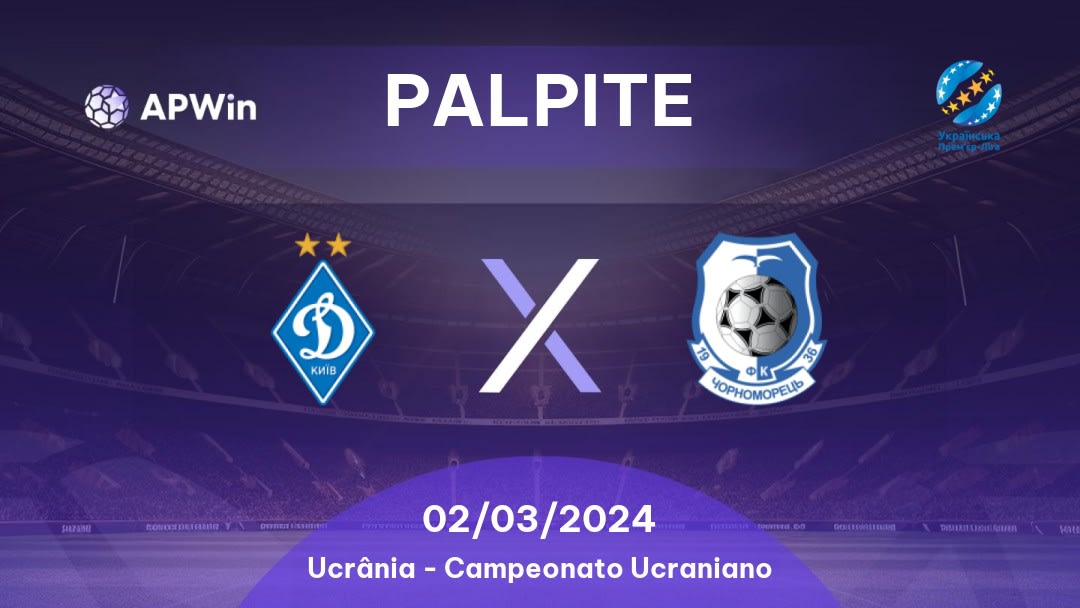 Palpite Dynamo Kyiv x Chornomorets: 13/05/2023 - Campeonato Ucraniano
