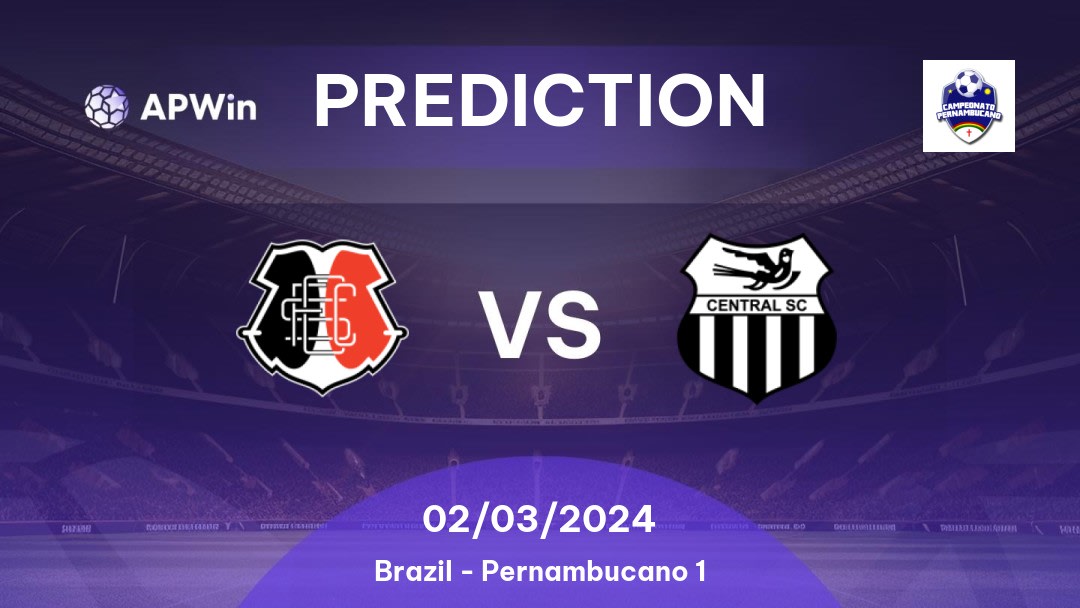 Santa Cruz vs Central Betting Tips: 25/03/2023 - Matchday 12 - Brazil Pernambucano 1