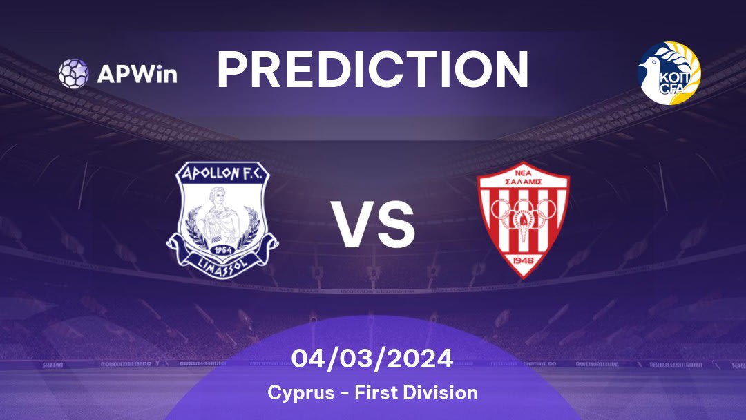 Apollon vs Nea Salamis Betting Tips: 02/01/2023 - Matchday 17 - Cyprus First Division