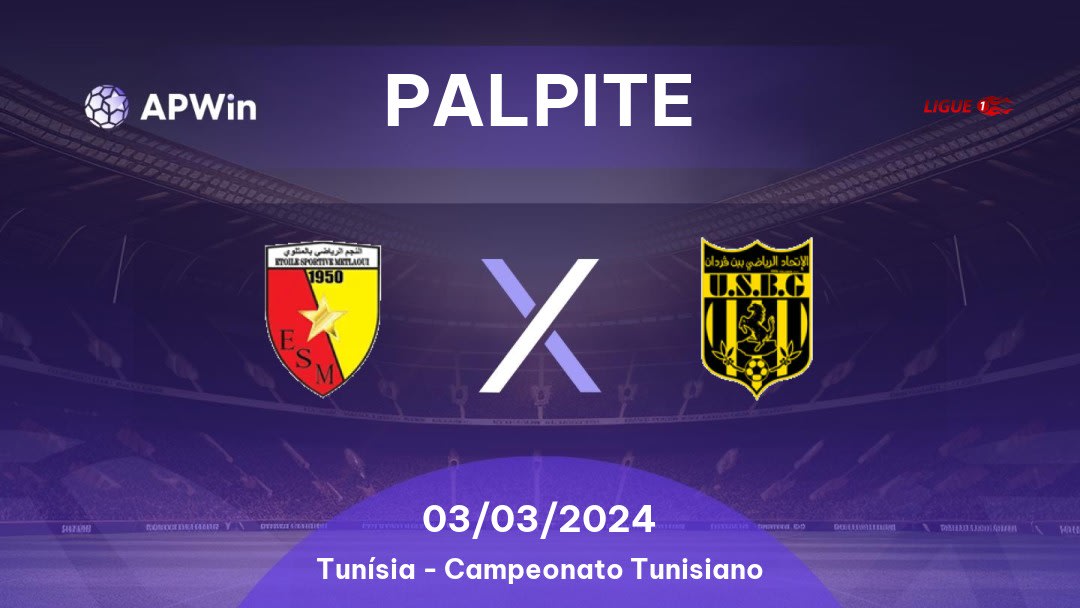 Palpite Métlaoui x Ben Guerdane: 03/03/2024 - Campeonato Tunisiano