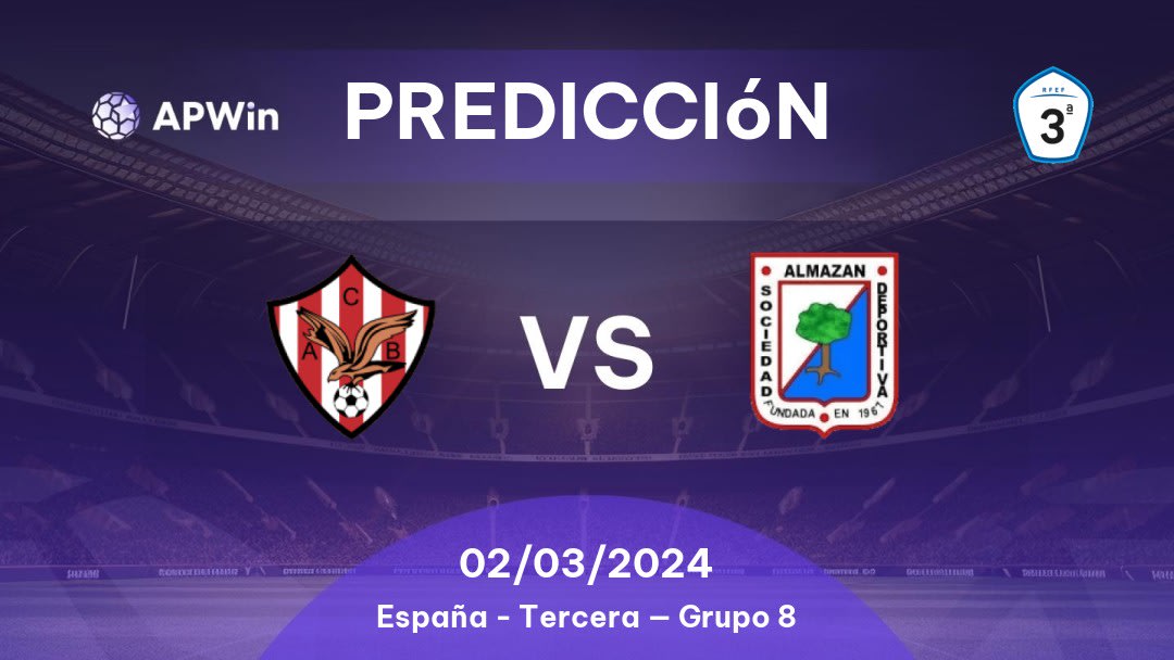 Predicciones Bembibre vs Almazán: 02/03/2024 - España Tercera — Grupo 8