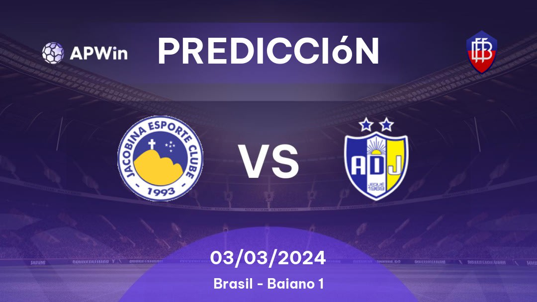 Predicciones Jacobina vs Jequié: 03/03/2024 - Brasil Baiano 1