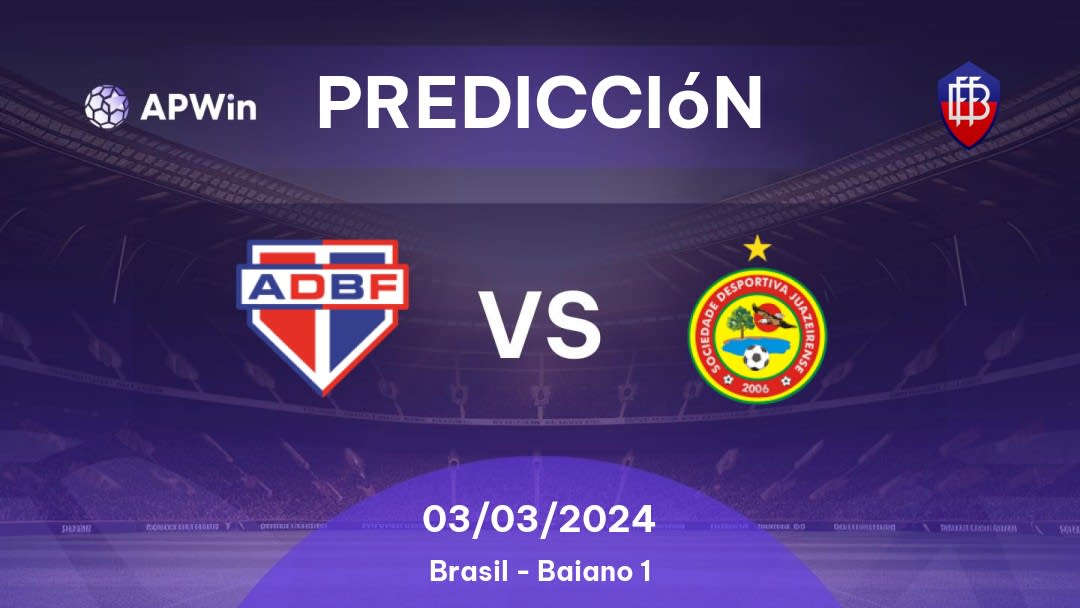 Predicciones Bahia de Feira vs Juazeirense: 03/03/2024 - Brasil Baiano 1
