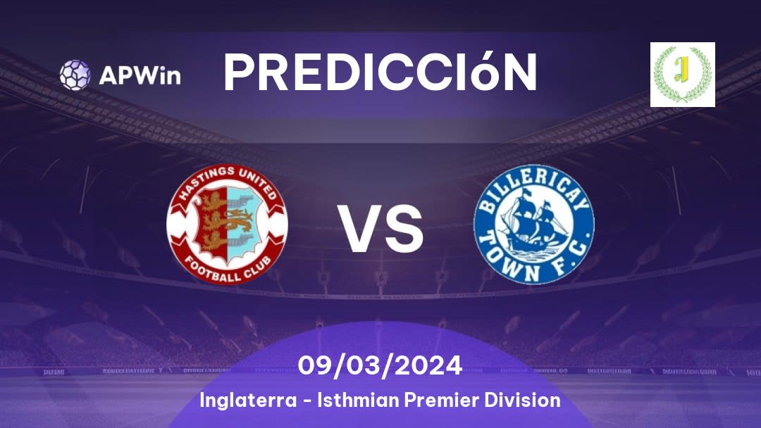 Predicciones Hastings United vs Billericay Town: 18/03/2023 - Inglaterra Isthmian Premier Division