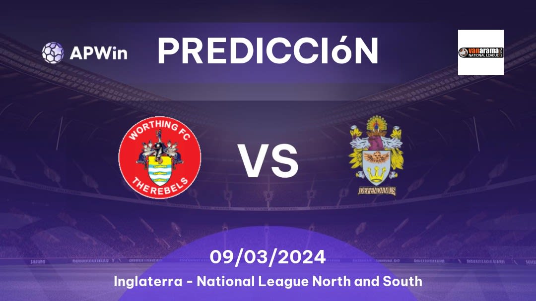 Predicciones Worthing vs Taunton Town: 09/03/2024 - Inglaterra National League North and South