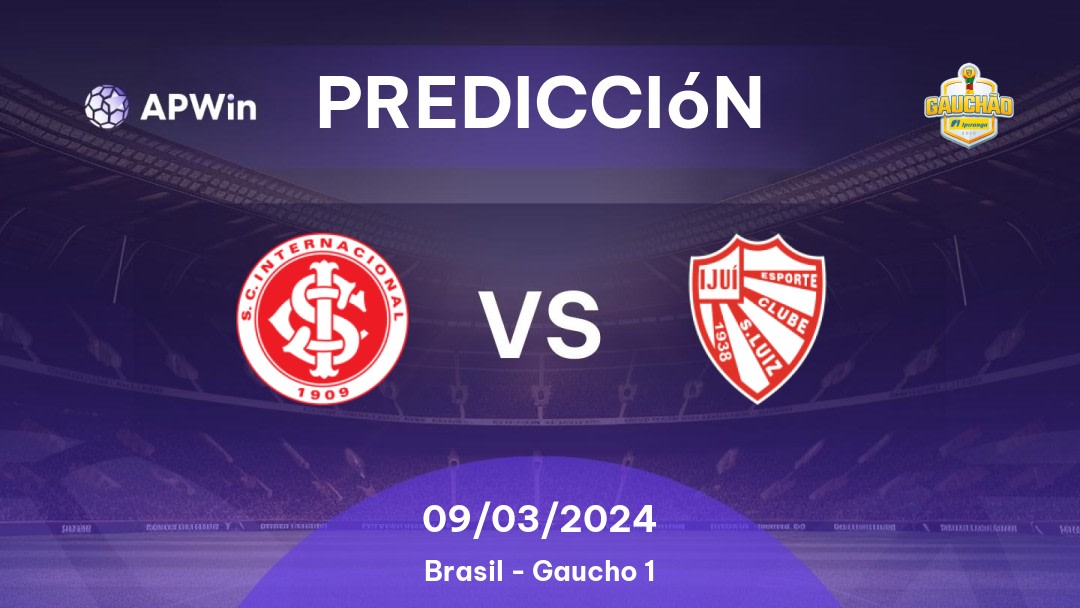 Predicciones Internacional vs São Luiz: 28/01/2023 - Brasil Gaucho 1