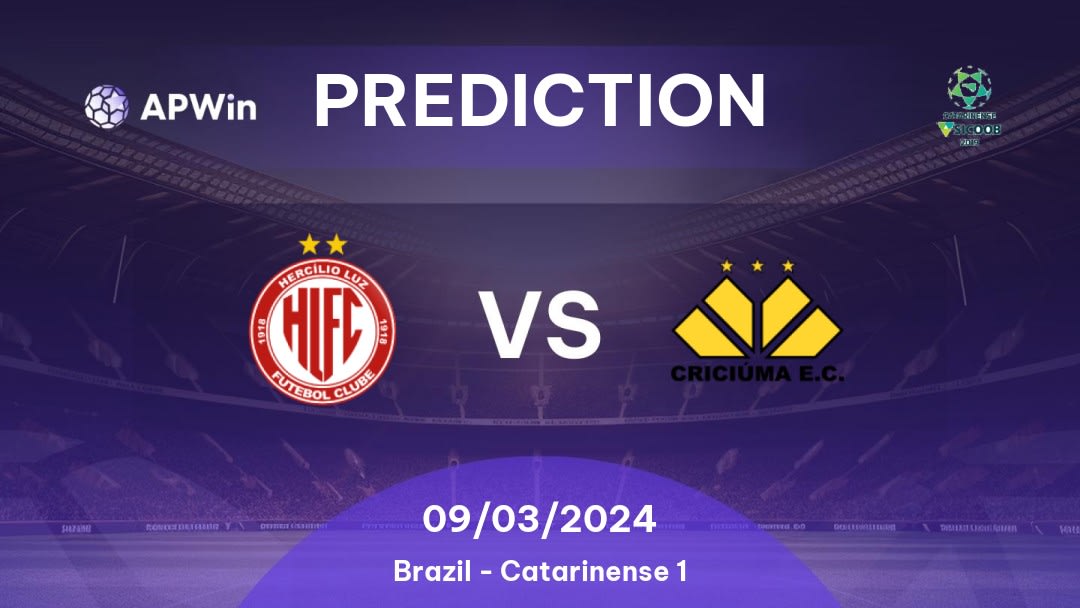 Hercílio Luz vs Criciúma Betting Tips: 30/03/2023 - Matchday 15 - Brazil Catarinense 1