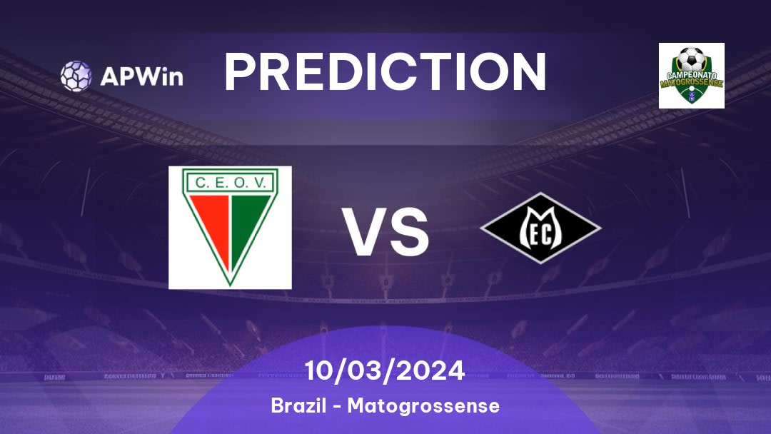 CEOV Operário vs Mixto Betting Tips: 10/03/2024 - Matchday 11 - Brazil Matogrossense