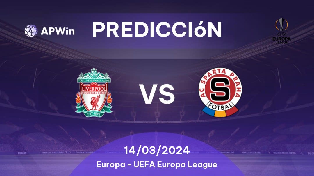 Predicciones Liverpool vs Sparta Praha: 14/03/2024 - Europa Liga Europa