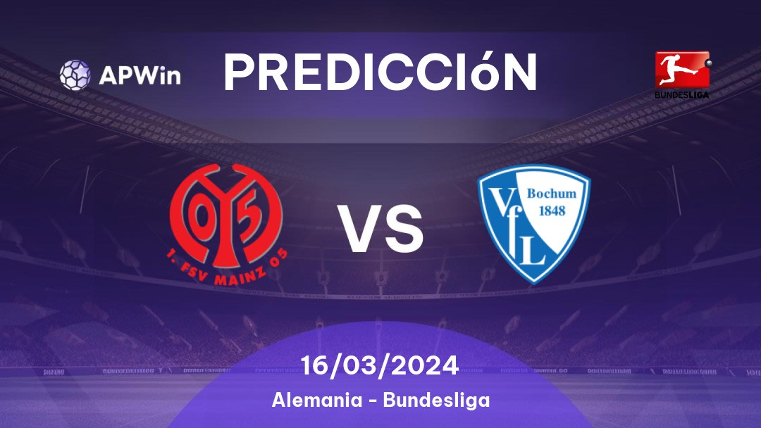 Predicciones Mainz 05 vs Bochum: 28/01/2023 - Alemania Bundesliga