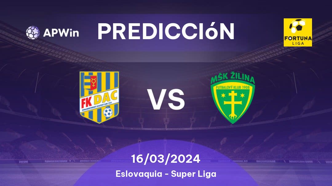 Predicciones DAC vs Žilina: 02/04/2023 - Eslovaquia Super Liga