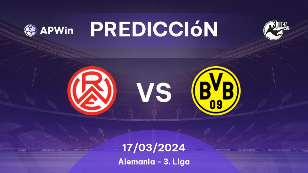 Predicciones Rot-Weiss Essen vs Borussia Dortmund II: 19/02/2023 - Alemania 3. Liga