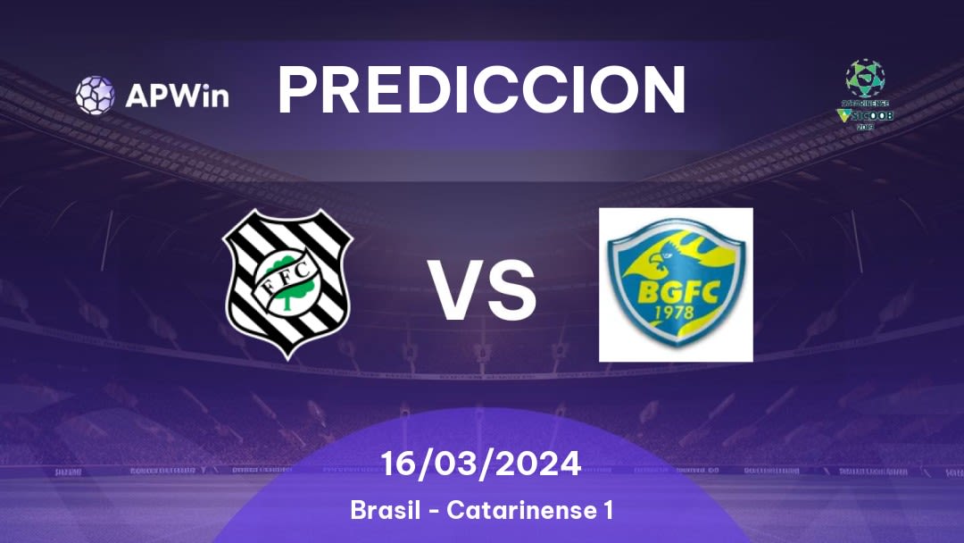 Predicciones Figueirense vs Barra FC: 16/03/2024 - Brasil Catarinense 1