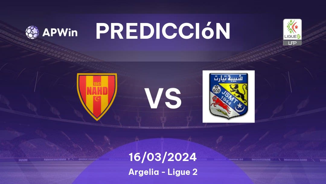 Predicciones NA Hussein Dey vs JSM Tiaret: 18/03/2023 - Argelia Ligue 2