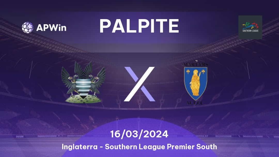 Palpite Salisbury x Merthyr Town: 16/03/2024 - Southern League Premier South