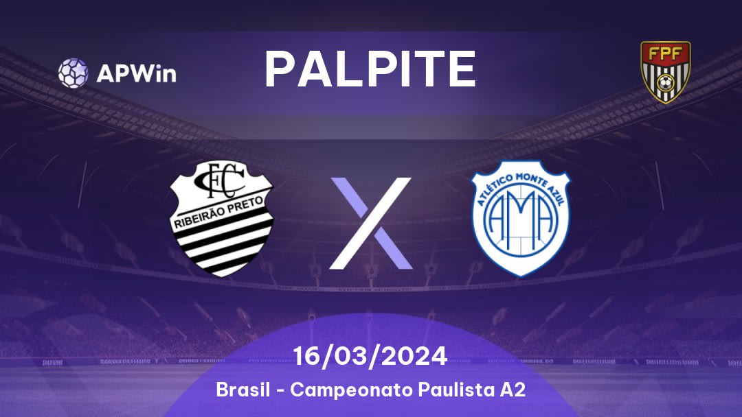 Palpite Comercial x Monte Azul: 16/03/2024 - Campeonato Paulista A2