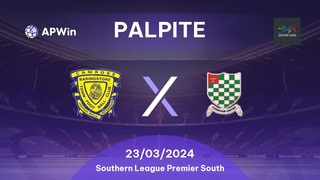 Palpite Basingstoke Town x Chesham United: 23/03/2024 - Southern League Premier South