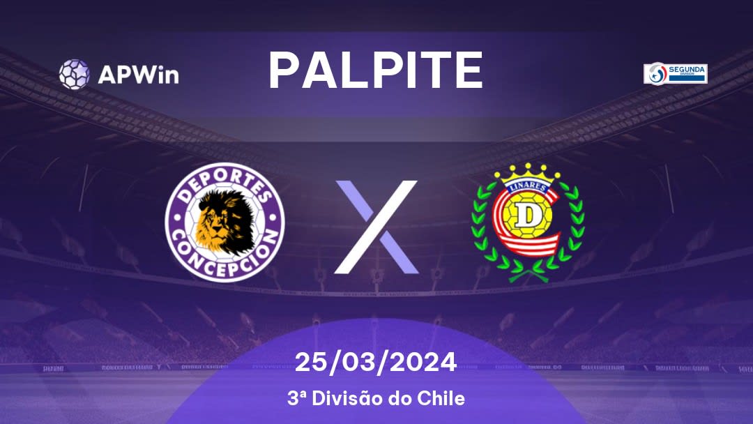 Palpite Concepción x Deportes Linares: 24/09/2023 - 3ª Divisão do Chile