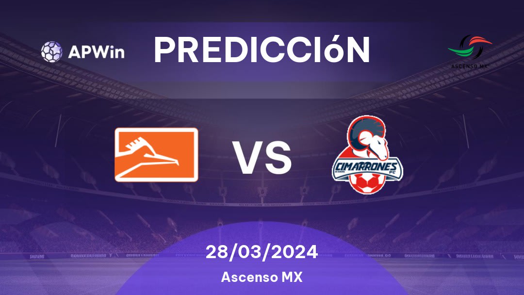 Predicciones Correcaminos UAT vs Cimarrones de Sonora: 28/03/2024 - México Ascenso MX