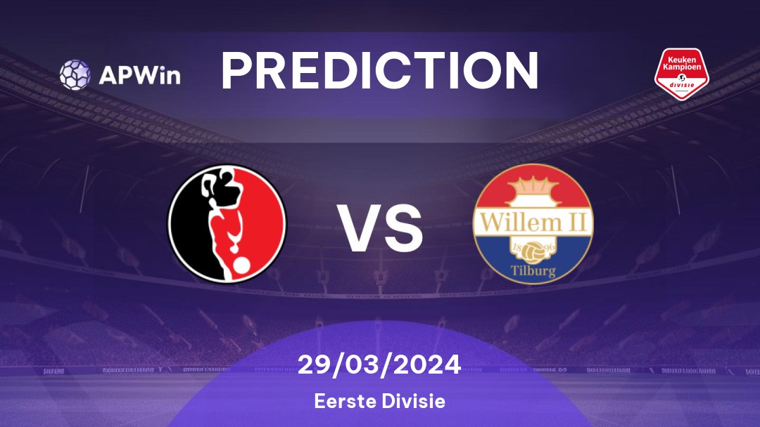 Helmond Sport vs Willem II Betting Tips: 29/03/2024 - Matchday 32 - Netherlands Eerste Divisie