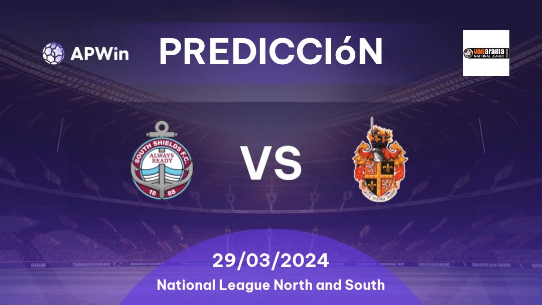 Predicciones South Shields FC vs Spennymoor Town: 29/03/2024 - Inglaterra National League North and South