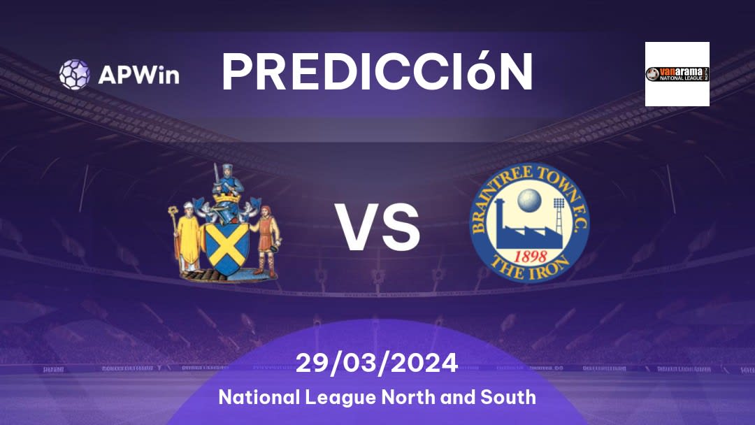 Predicciones St Albans City vs Braintree Town: 29/03/2024 - Inglaterra National League North and South