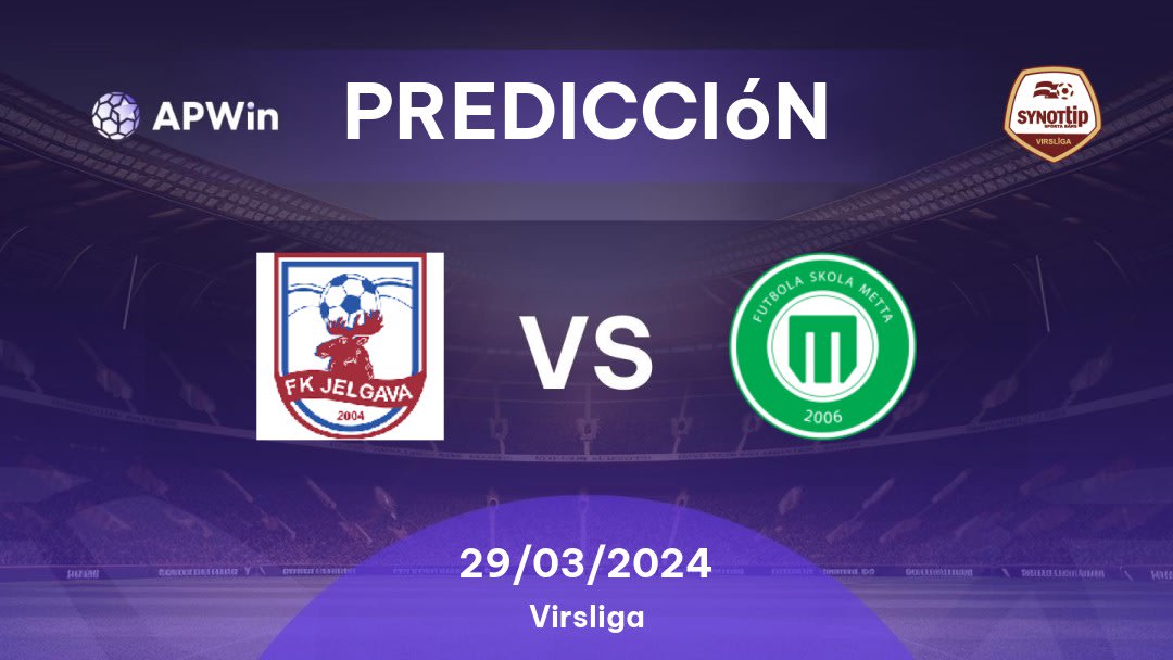 Predicciones FS Jelgava vs Metta - LU: 29/03/2024 - Letonia Virsliga