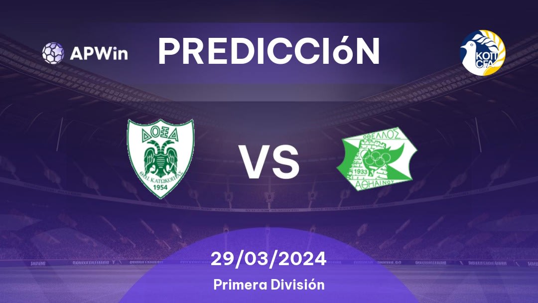 Predicciones Doxa vs Othellos: 29/03/2024 - Chipre Protáthlima A΄ Katigorías