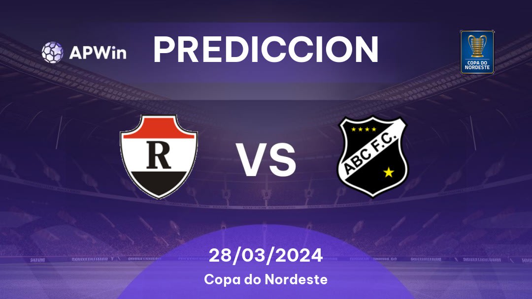 Predicciones Ríver vs ABC: 27/03/2024 - Brasil Copa do Nordeste