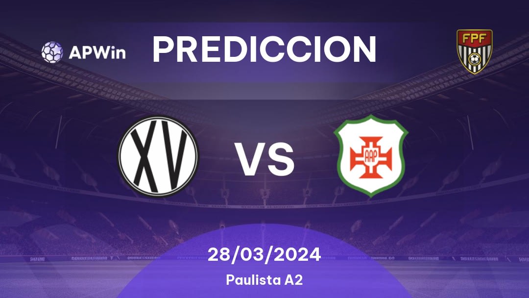 Predicciones XV de Piracicaba vs Portuguesa Santista: 27/03/2024 - Brasil Paulista A2