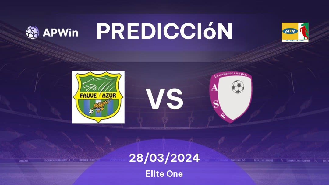 Predicciones Fauve Azur Elite vs Fortuna Mfou: 18/03/2023 - Camerún Elite One