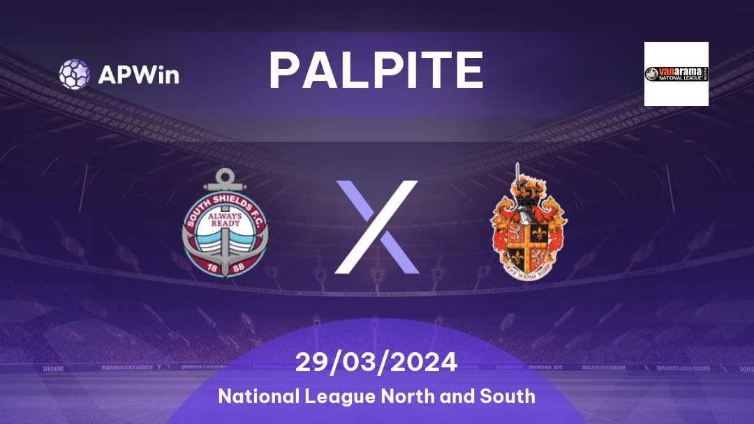 Palpite South Shields FC x Spennymoor Town: 29/03/2024 - National League North and South