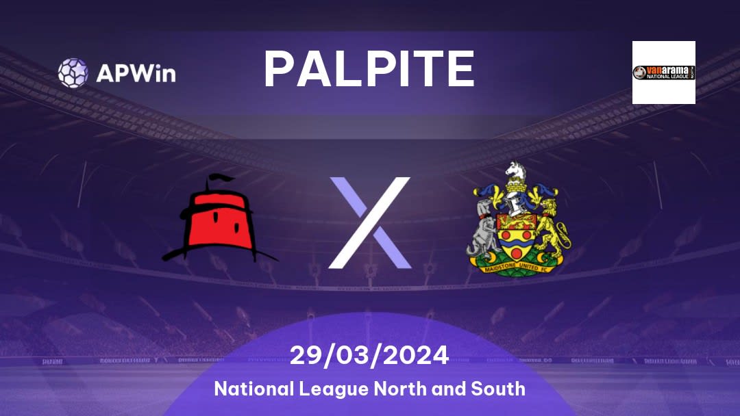 Palpite Eastbourne Borough x Maidstone United: 29/03/2024 - National League North and South