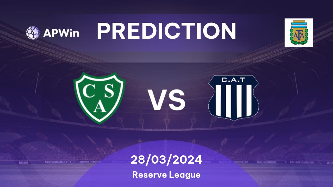 Sarmiento Res. vs Talleres Córdoba Res. Betting Tips: 28/03/2024 - Matchday 6 - Argentina Reserve League