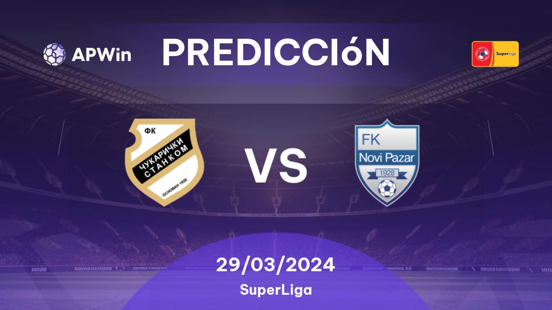 Predicciones Čukarički vs Novi Pazar: 29/03/2024 - Serbia SuperLiga