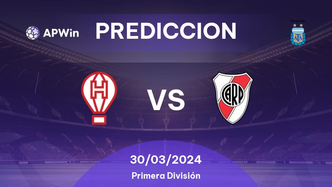 Predicciones Huracán vs River Plate: 30/03/2024 - Argentina Primera División