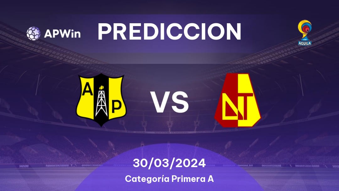 Predicciones Alianza Petrolera vs Deportes Tolima: 30/03/2024 - Colombia Categoría Primera A