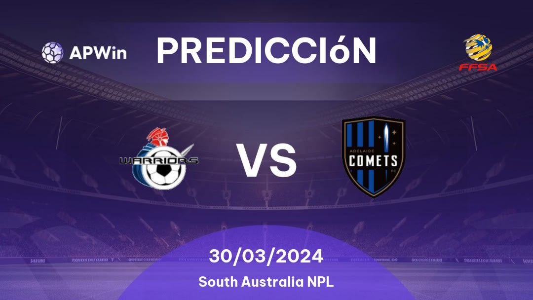 Predicciones White City Woodville vs Adelaide Comets: 30/03/2024 - Australia South Australia NPL