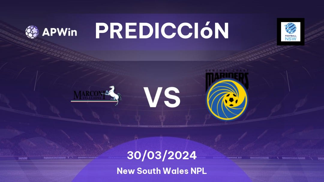 Predicciones Marconi Stallions vs Central Coast II: 30/03/2024 - Australia New South Wales NPL