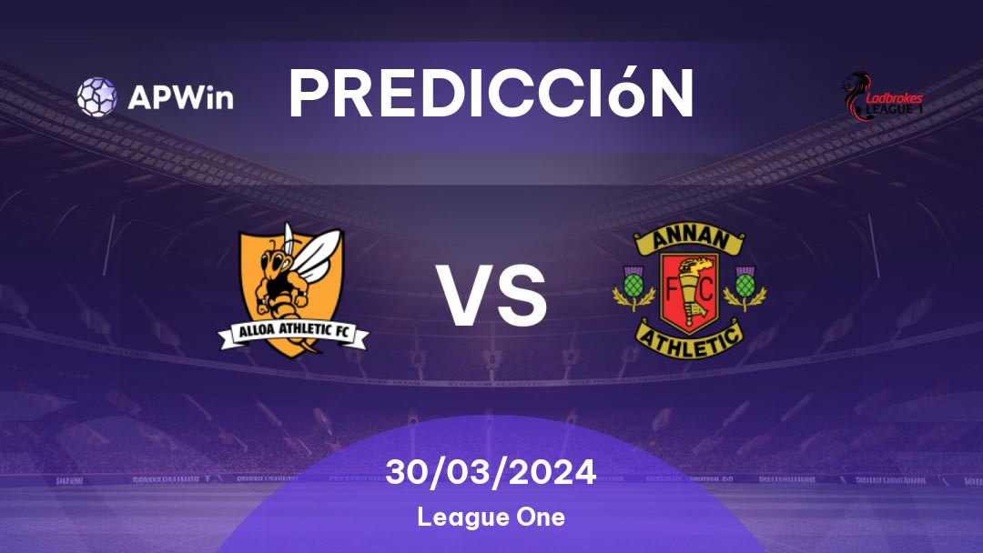 Predicciones Alloa Athletic vs Annan Athletic: 30/03/2024 - Escocia League One