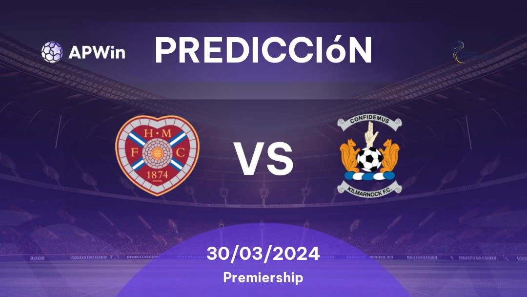 Predicciones Hearts vs Kilmarnock: 30/03/2024 - Escocia Premiership