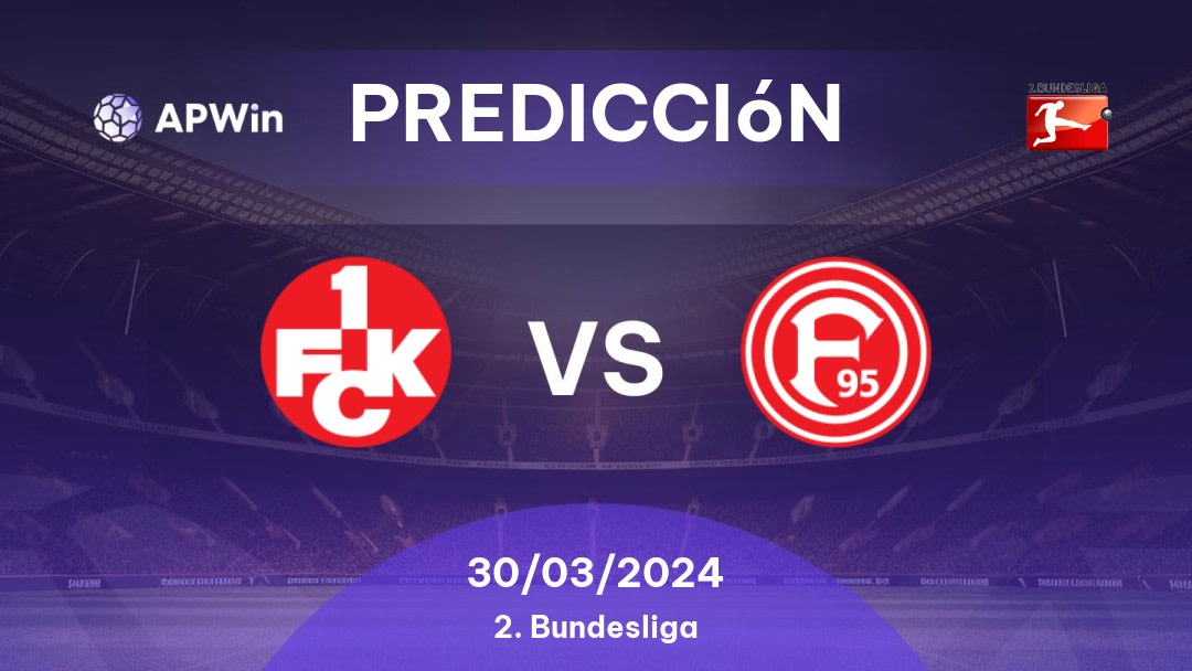 Predicciones Kaiserslautern vs Fortuna Düsseldorf: 30/03/2024 - Alemania Bundesliga 2