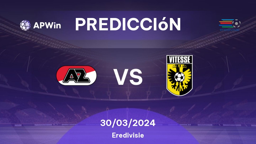 Predicciones AZ vs Vitesse: 30/03/2024 - Países Bajos Eredivisie