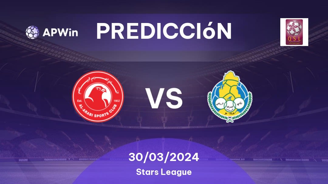 Predicciones Al Arabi vs Al Gharafa: 30/03/2024 - Catar Stars League